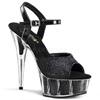 Pleaser - DELIGHT6095G Sandale à bride à la cheville - Noir Product image